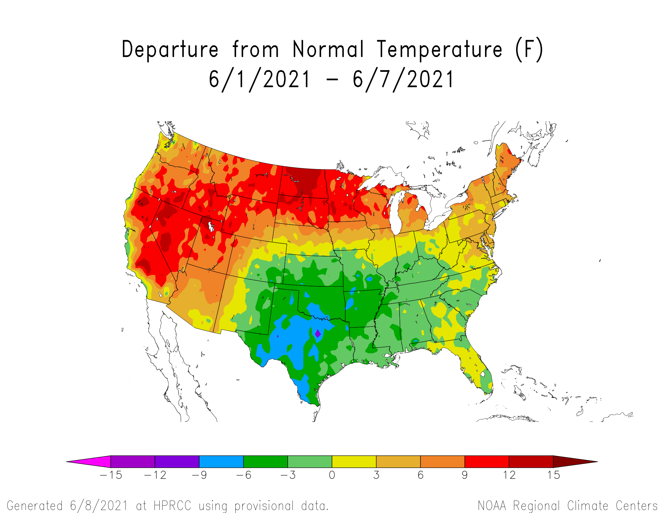 Weekly Agricultural Weather Update June 8, 2021 Nebraska State