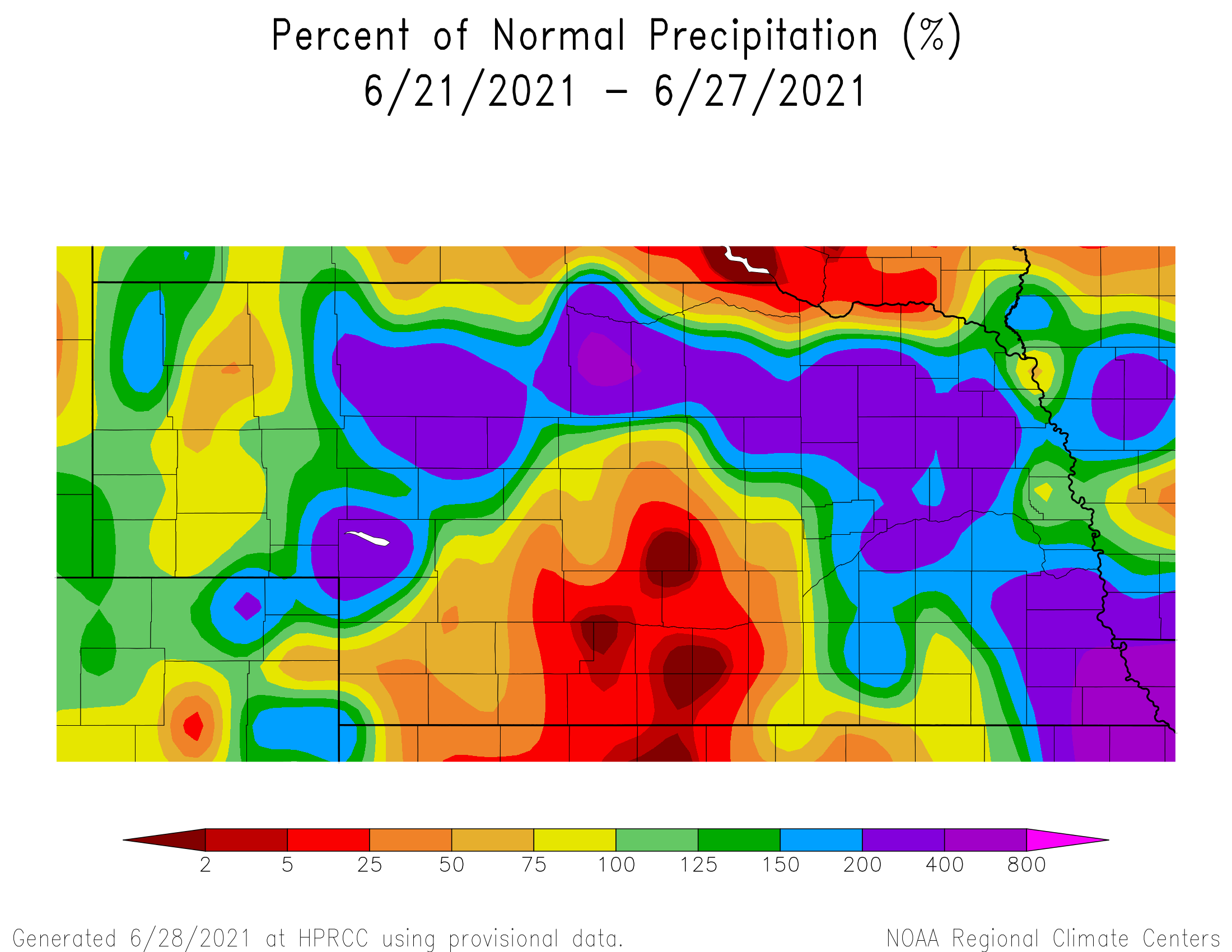 Weekly Agricultural Weather Update June 29 2021 Nebraska State