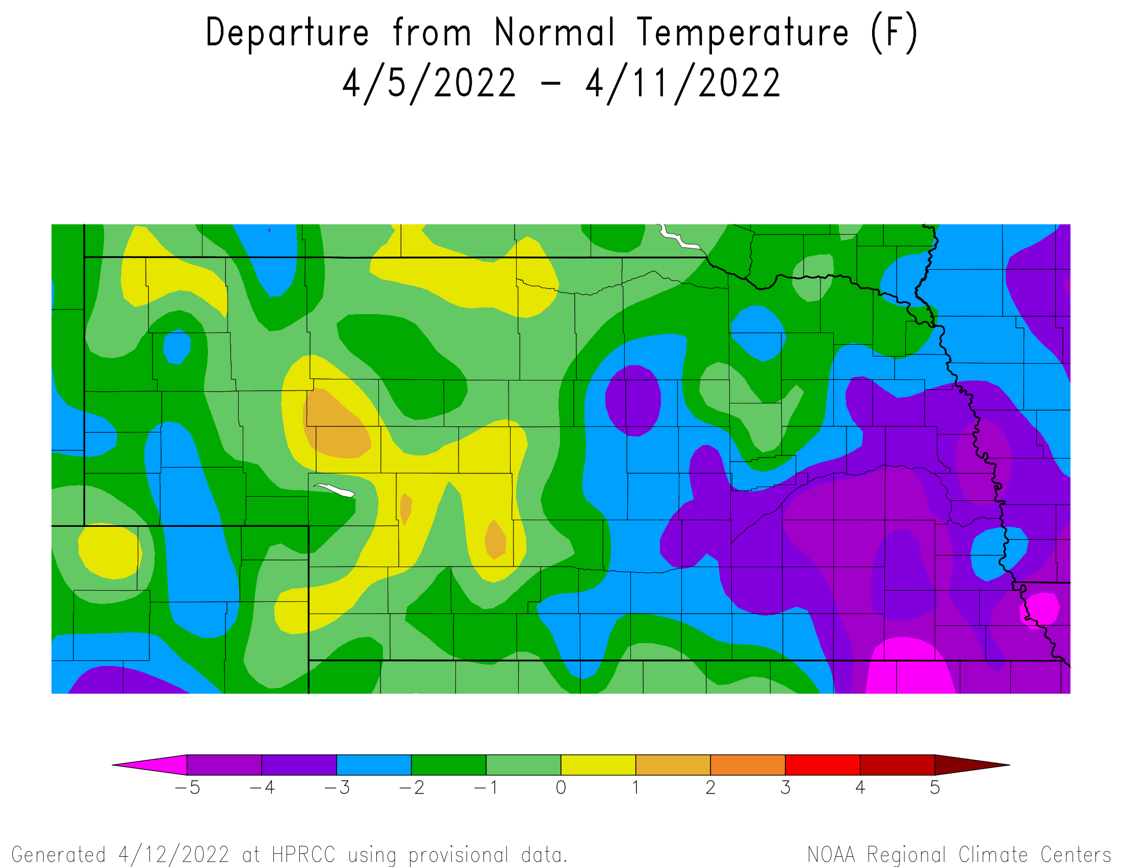 Weekly Agricultural Weather Update April 12, 2022 Nebraska State