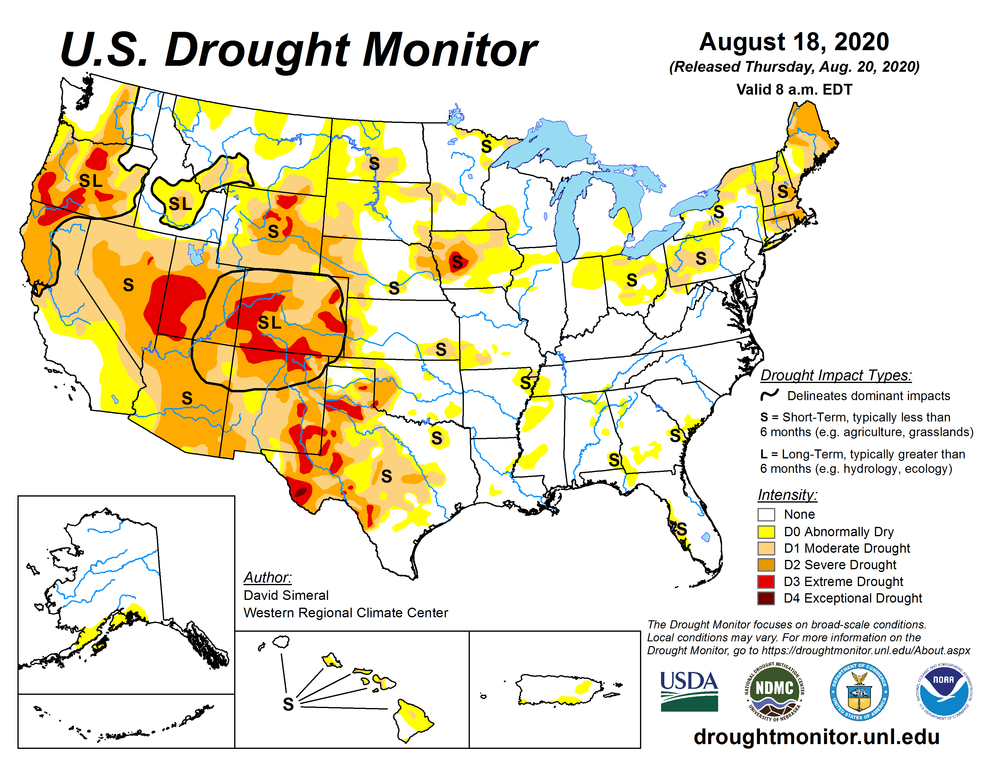 us drought monity