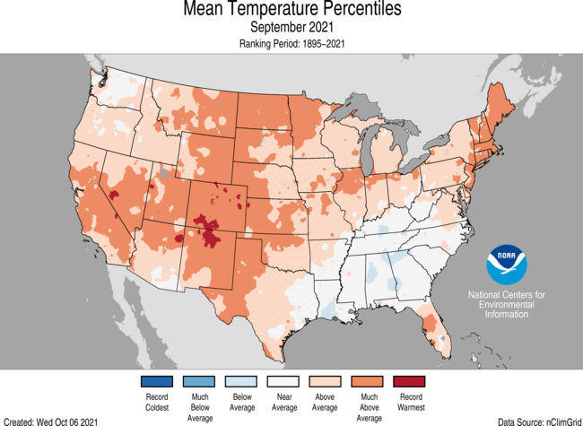 Record heat, drought expansion and wildfires highlight September ...