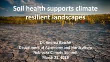 Climate and Ag: Soil health