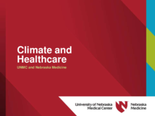 Climate and healthcare