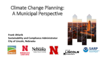 Climate change planning 