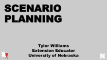 Extension: Scenario planning