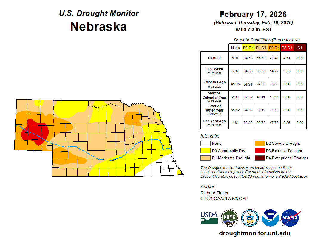 Latest U.S. Drought Monitor