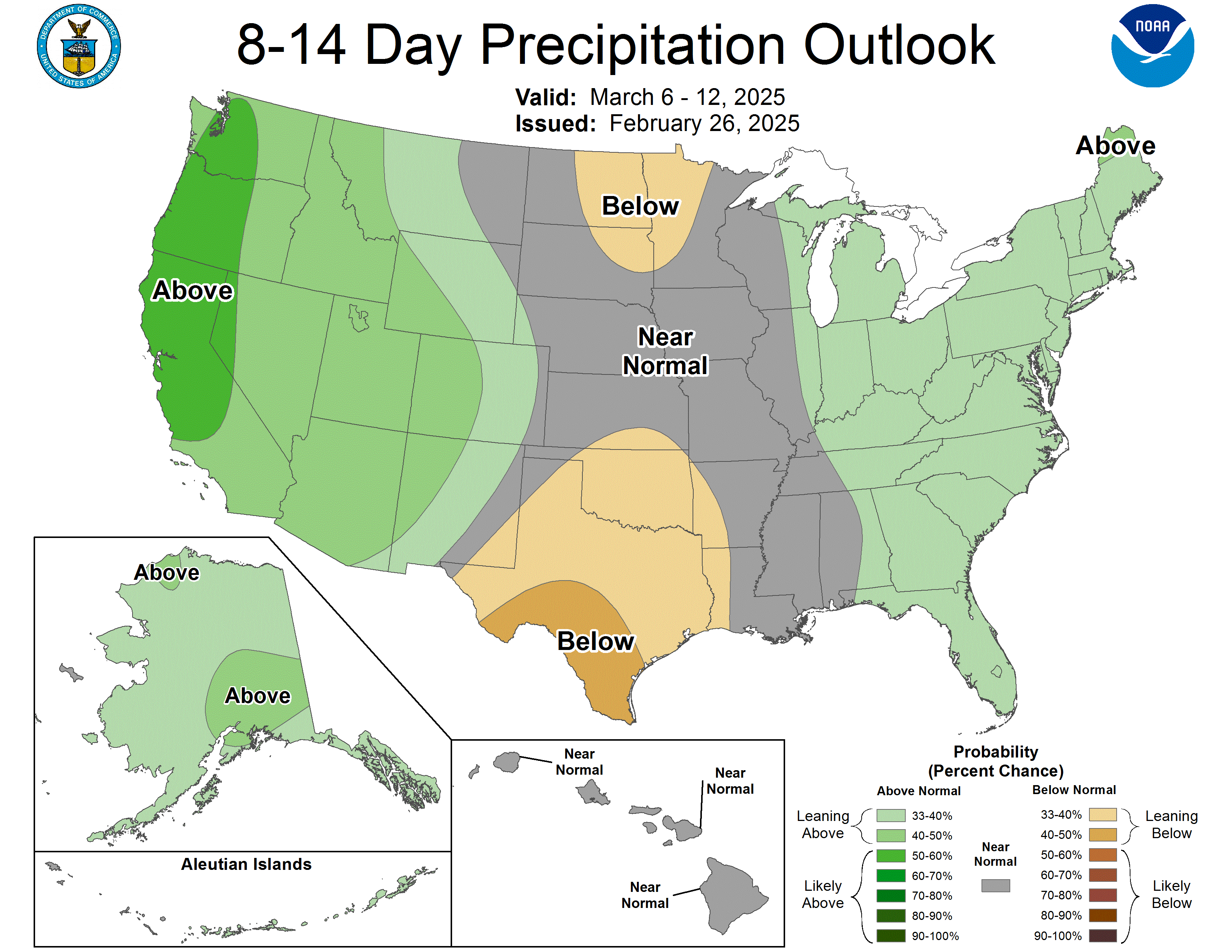 CPC precipitation outlook