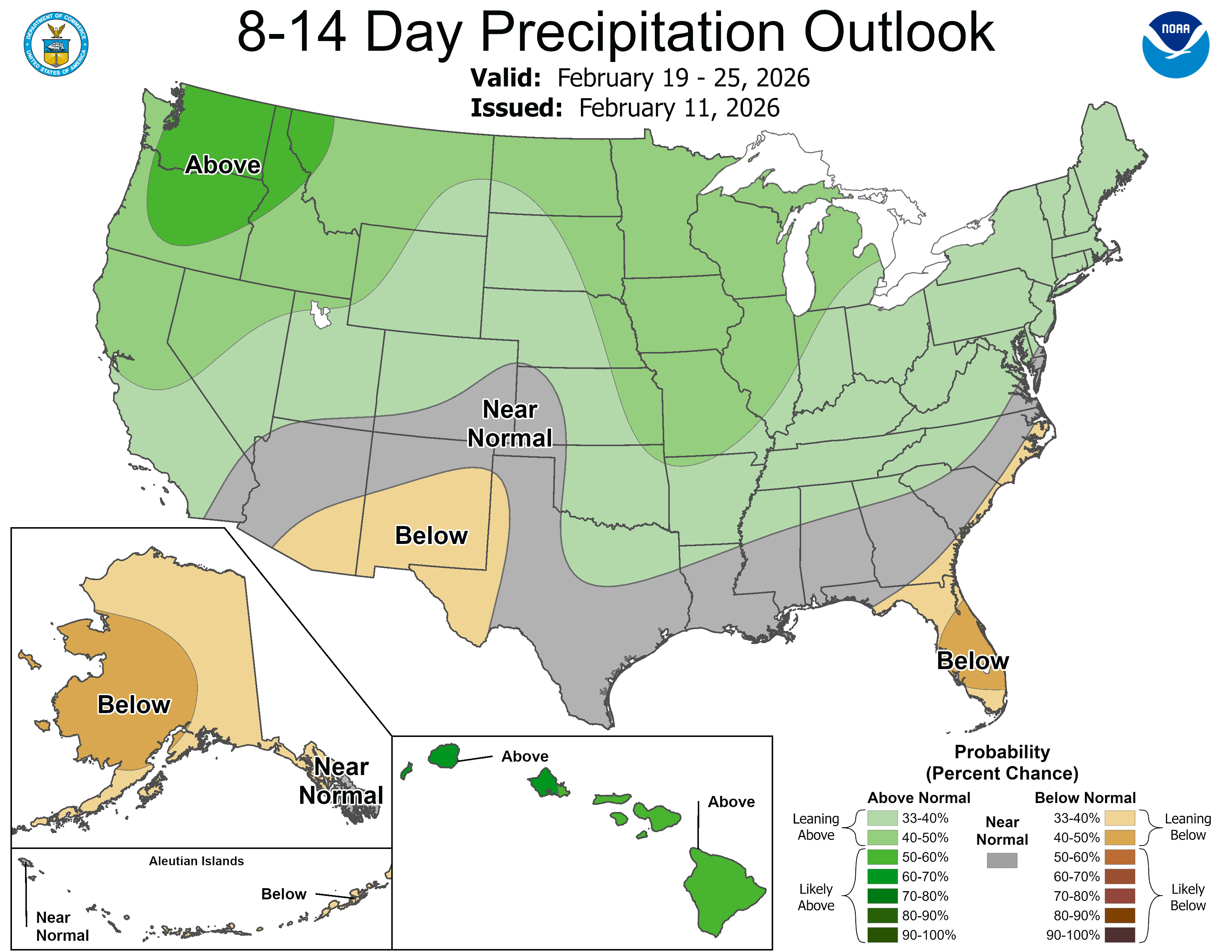 cpc 8-14 day outlook for precipitation