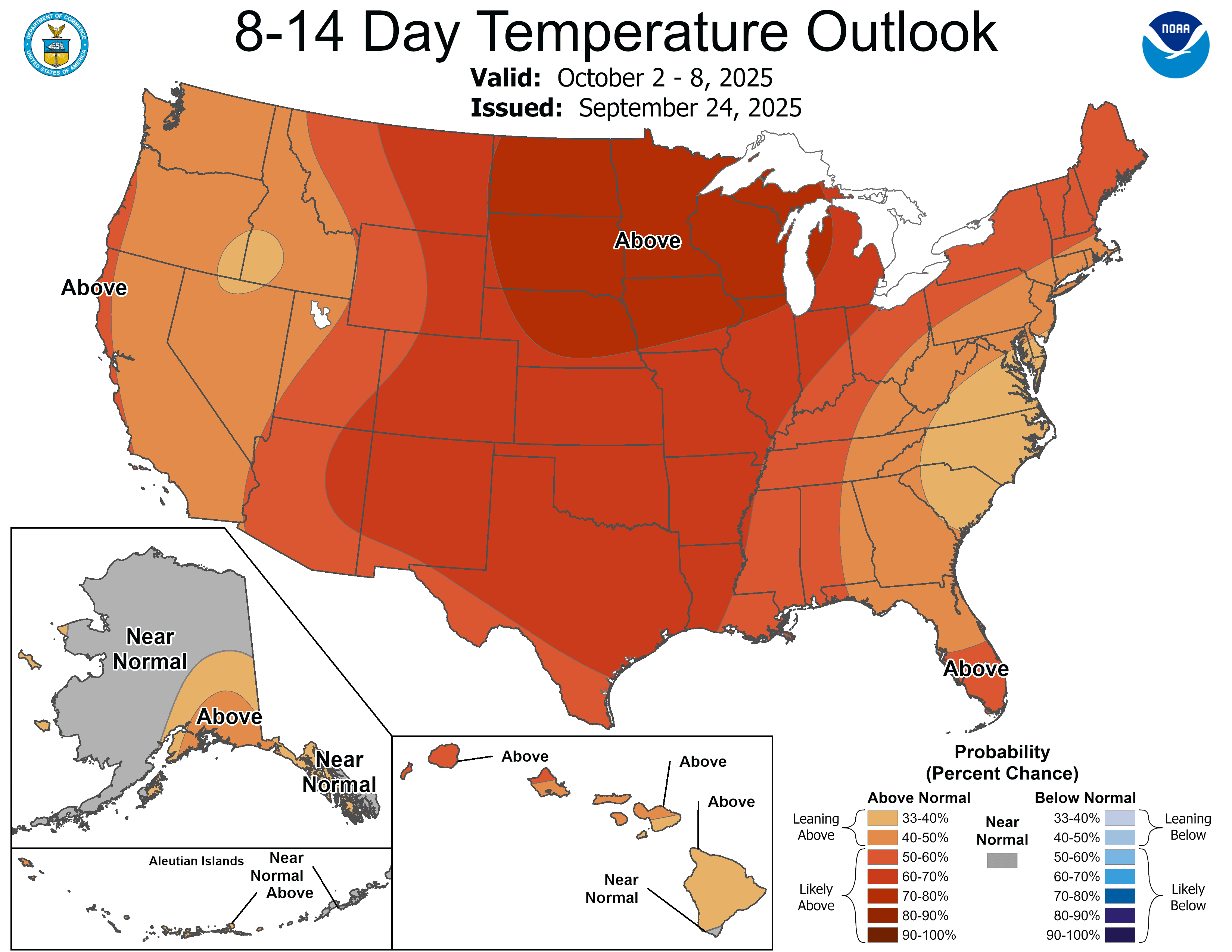 8-14 day temperature outlook
