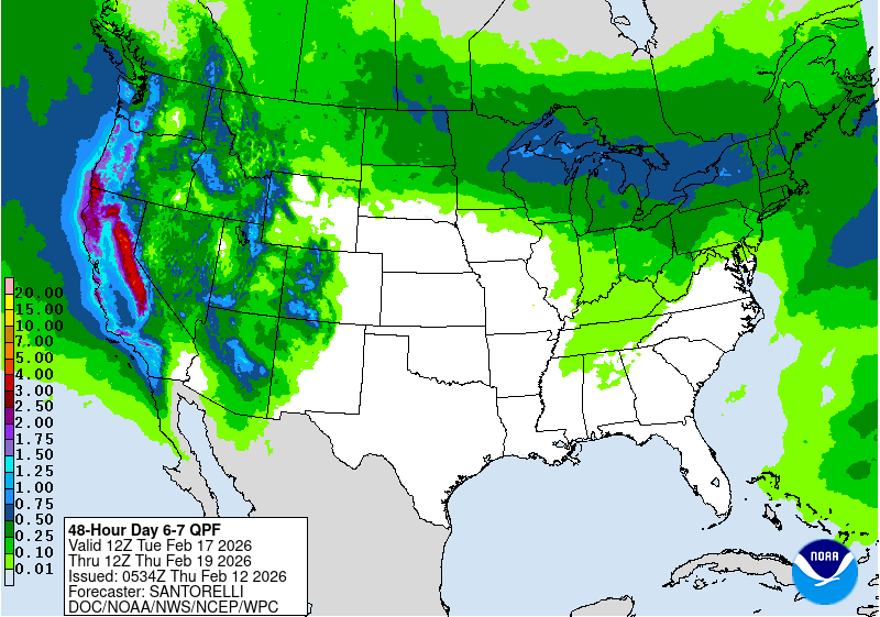 WPC precipitation