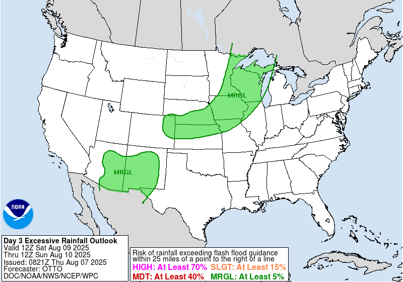 excessive rainfall