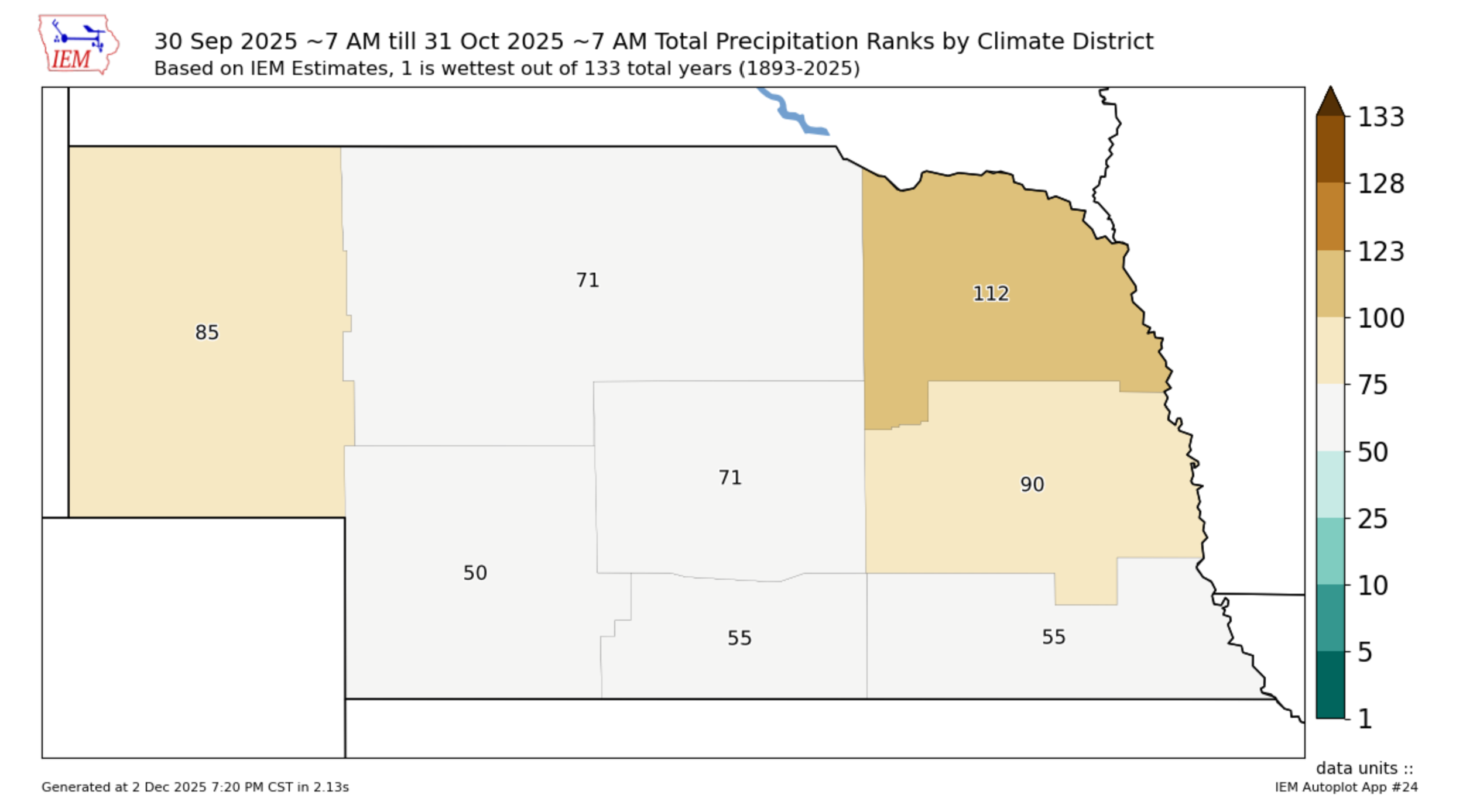 Drought Outlook from October