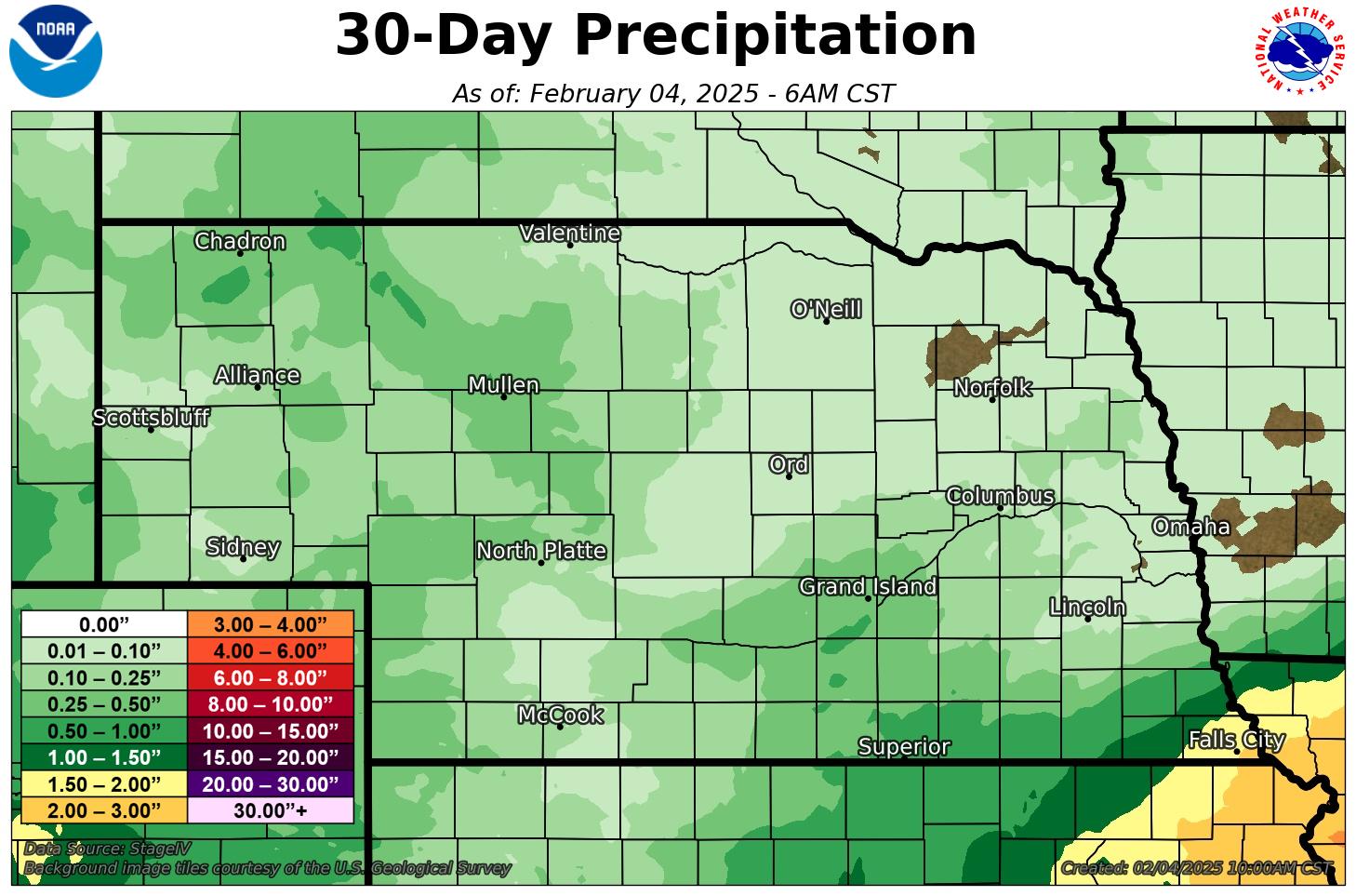 30-day precipitation 