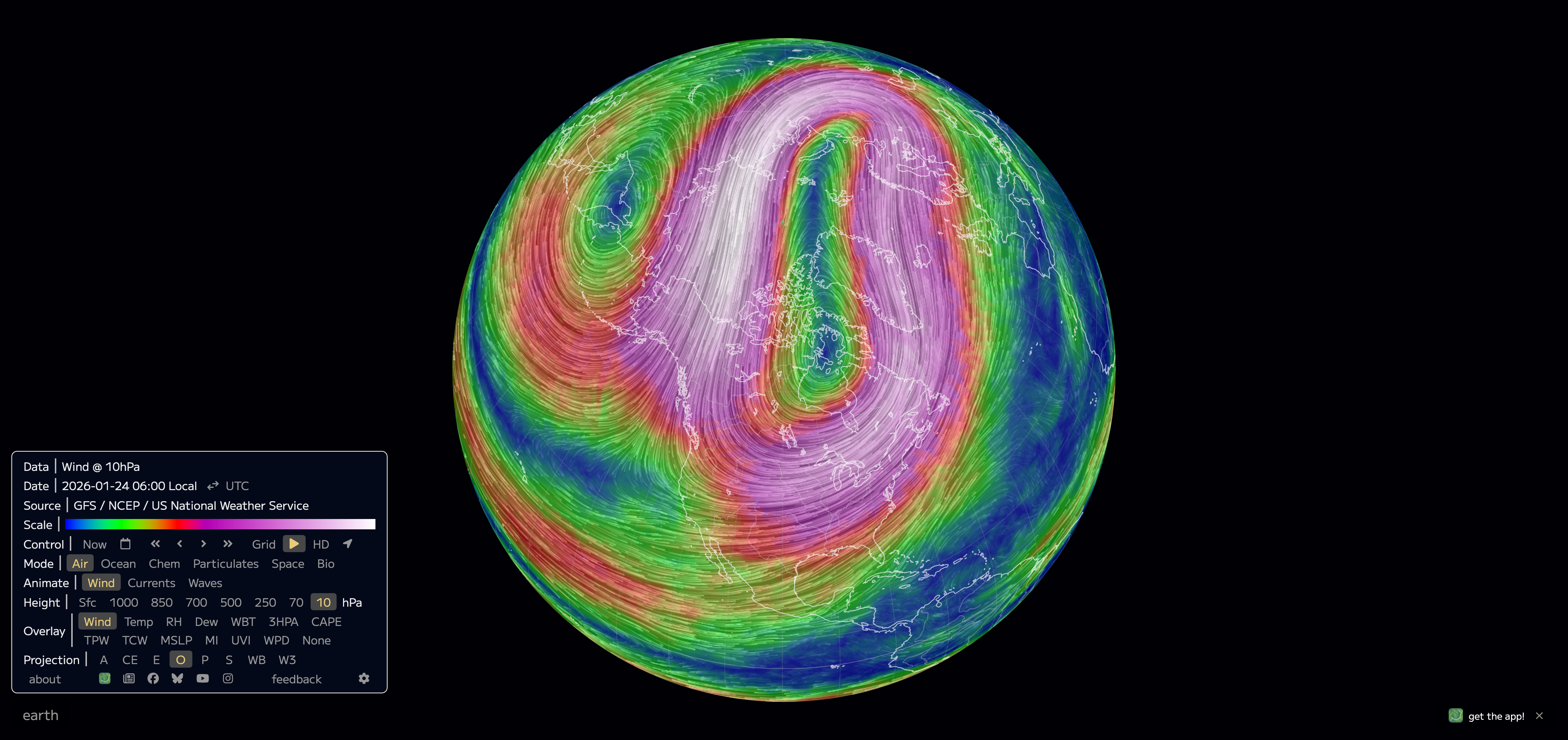 polar vortex stretching