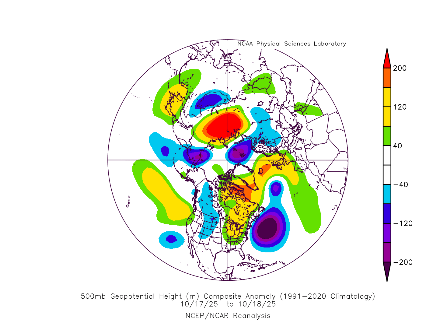 500-mb height anomalies