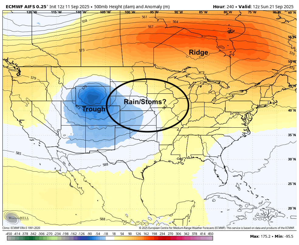 500-mb height anomalies
