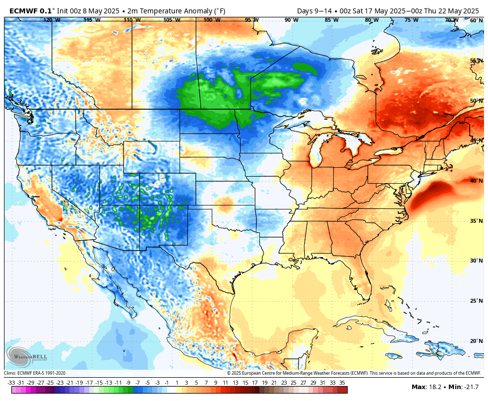 temperature anomalies