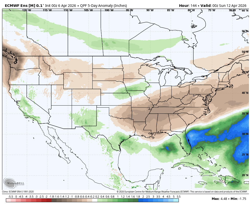precipitation anomalies