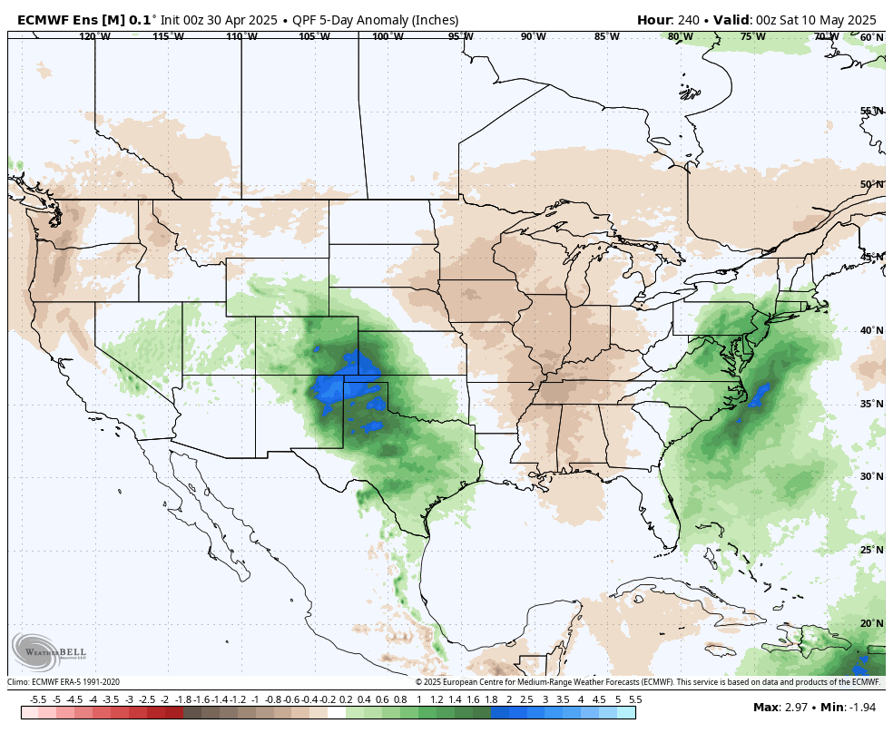 precip anomalies