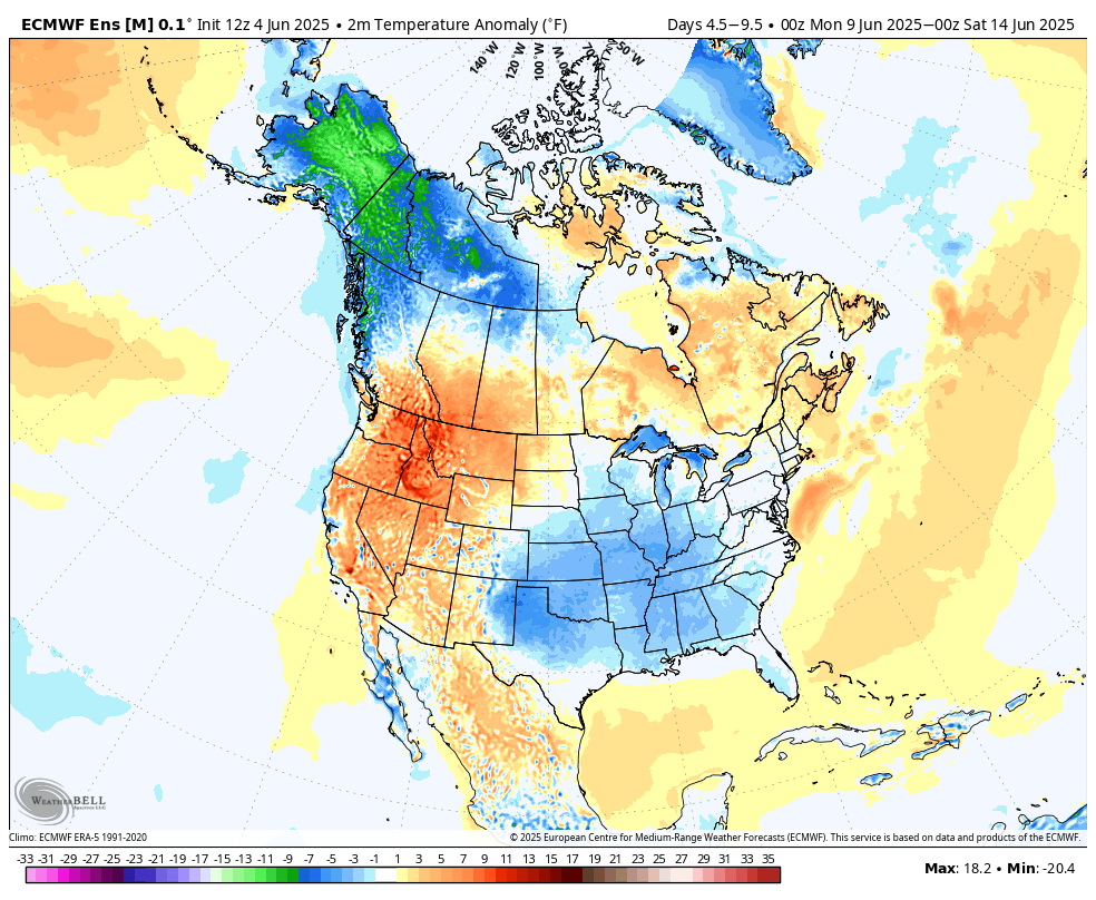 temperatuere anomalies