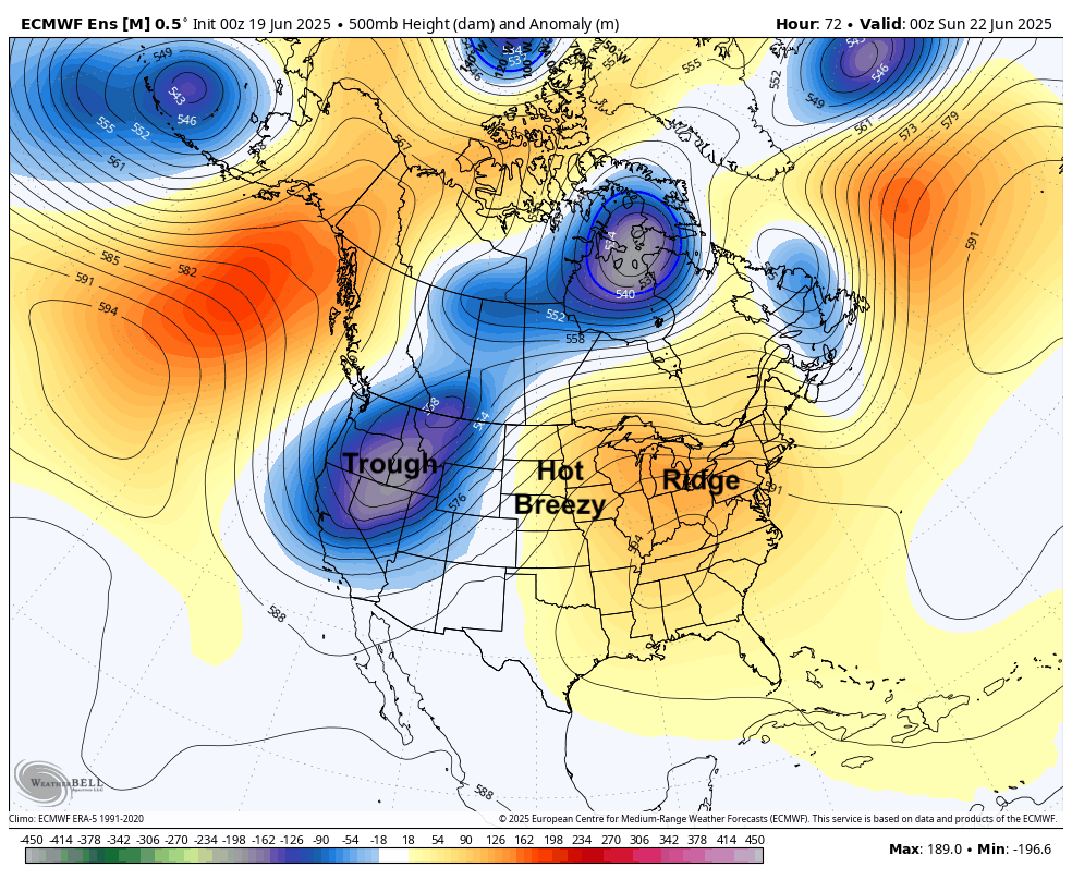 500-mb height anomalies