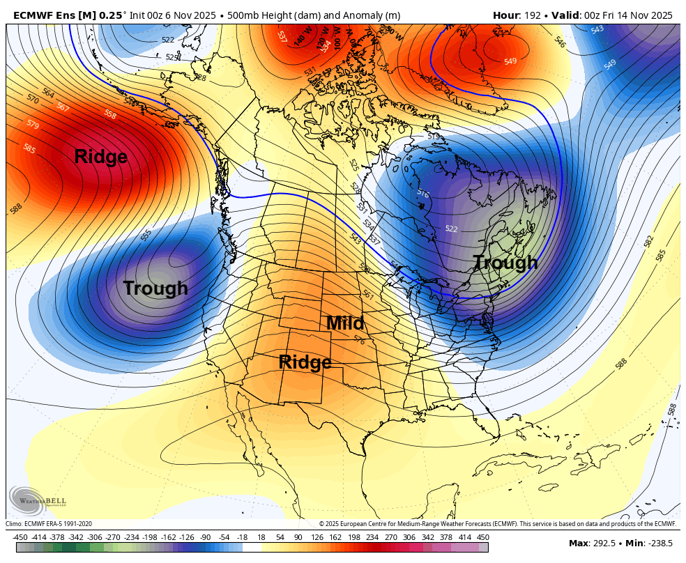 500-mb height anomalies