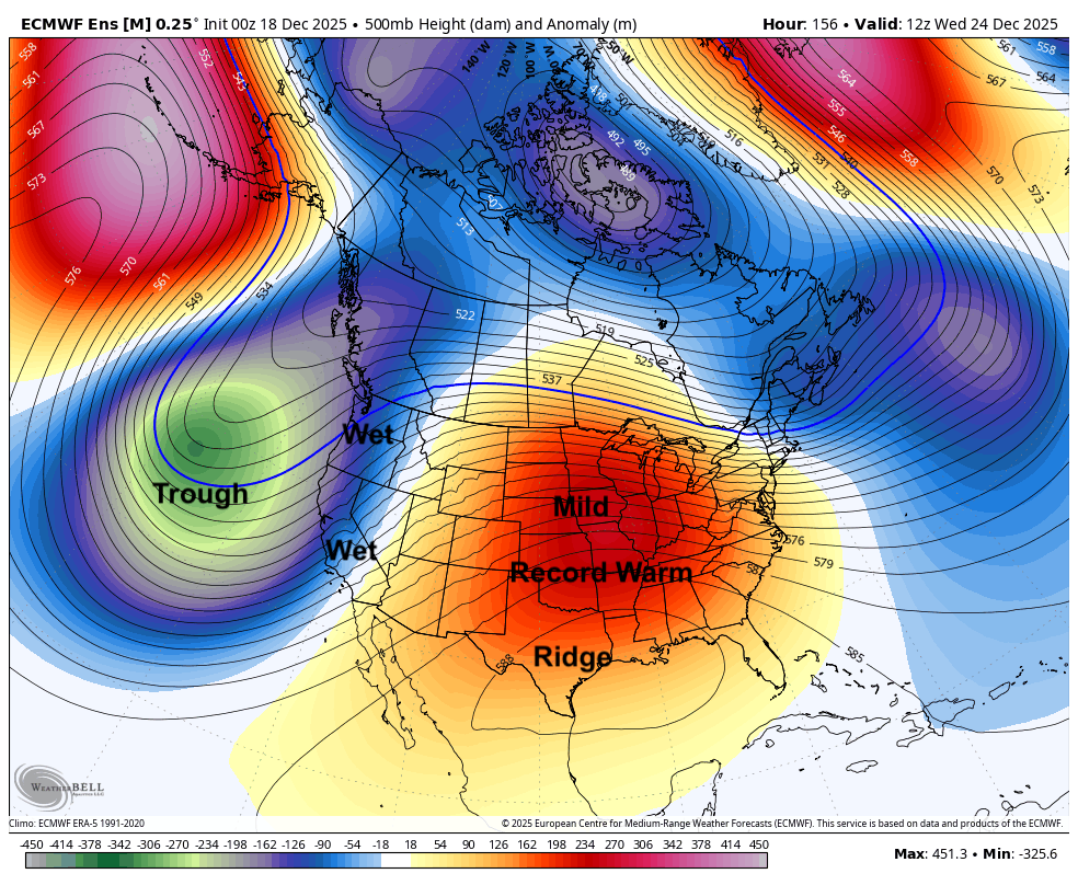 500-mb height anomalies