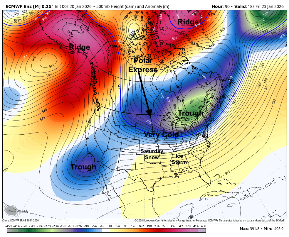 500-mb height anomalies