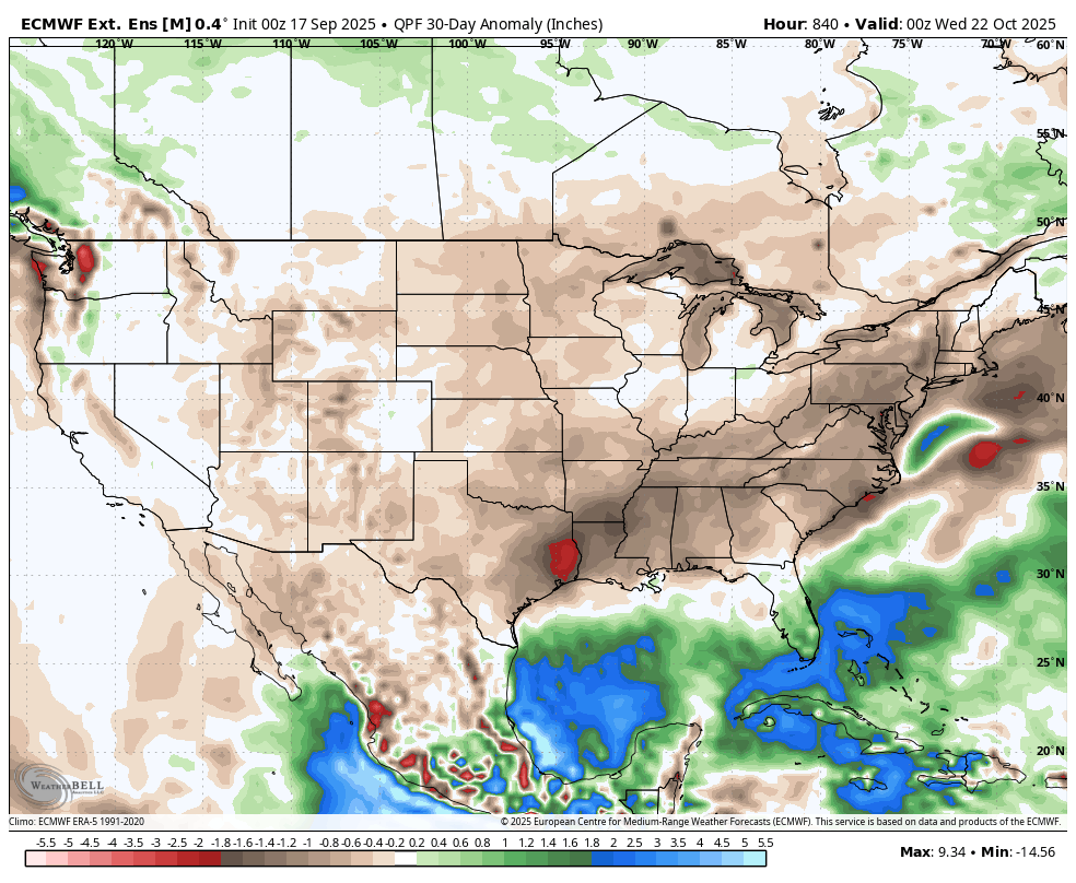 precip anomalies