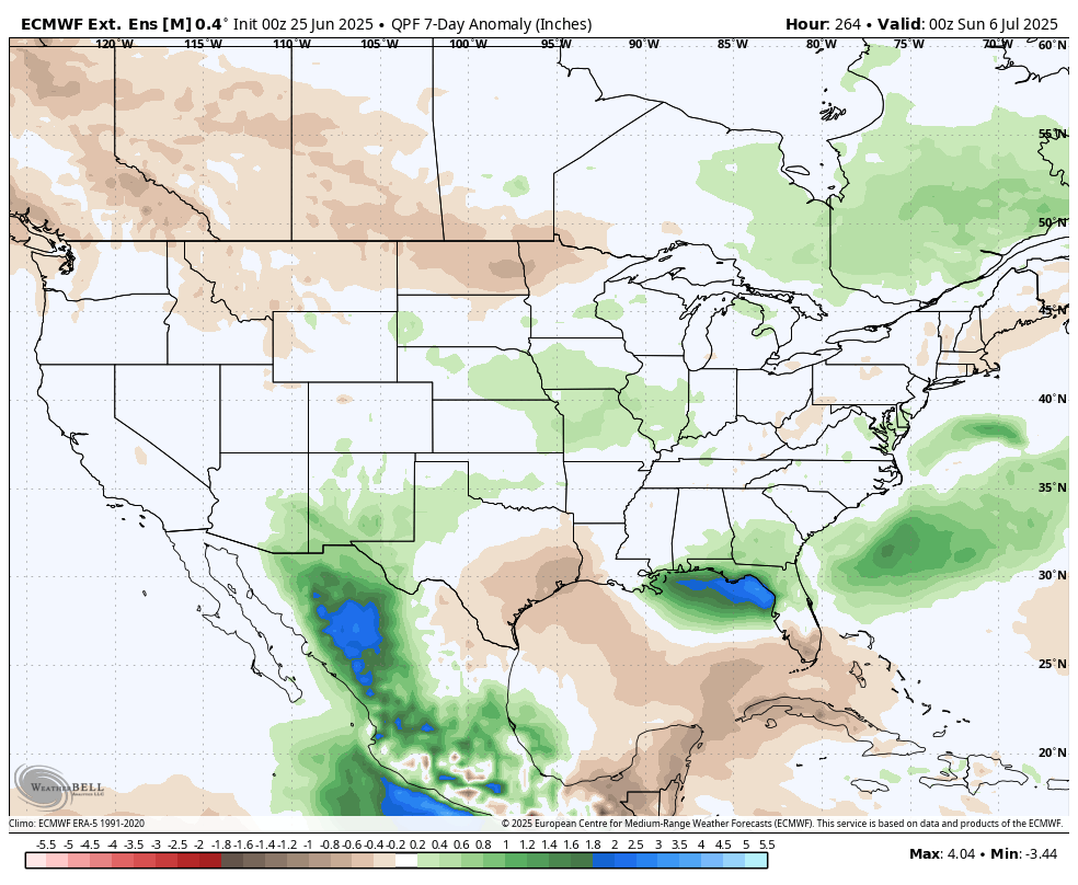 rainfall anomalies