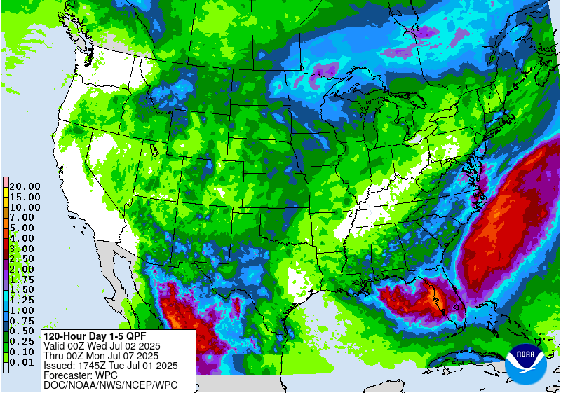 wpc precipitation forecast