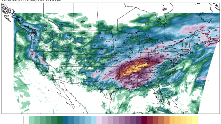 7-day precipitation