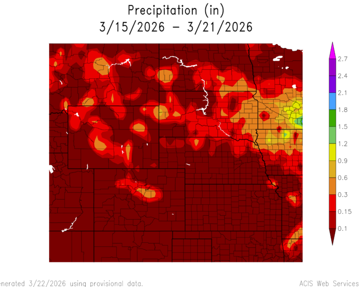 Weekly Precipitation Totals