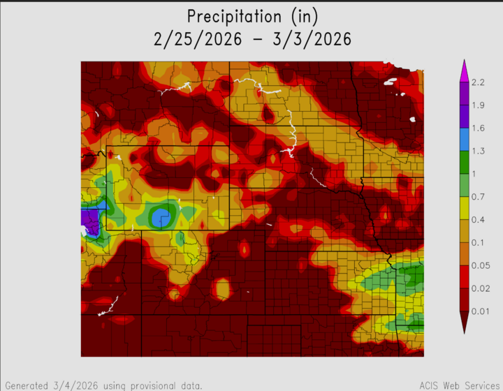 Weekly Precipitation Totals