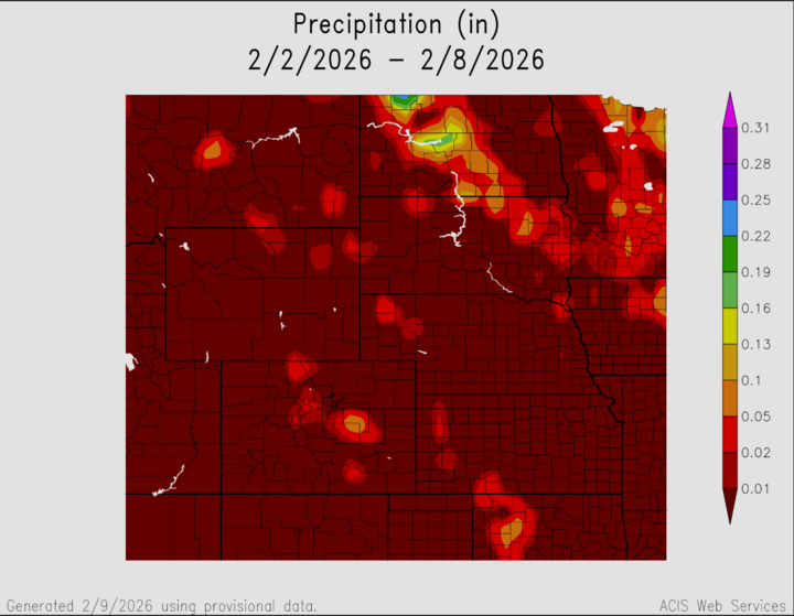 ACIS Weekly Precipitation Maps