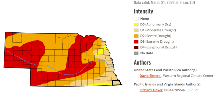 Drought Outlook from March 30th