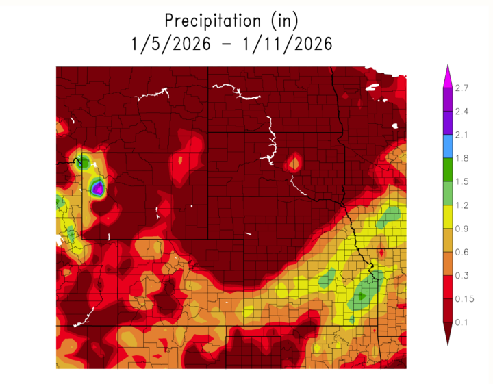 Weekly Precipitation Totals