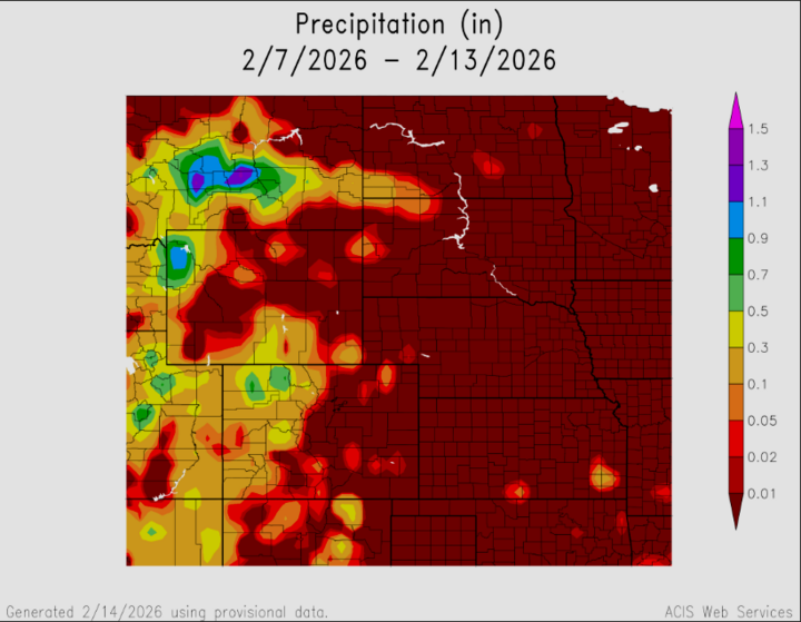 Weekly Precipitation Totals