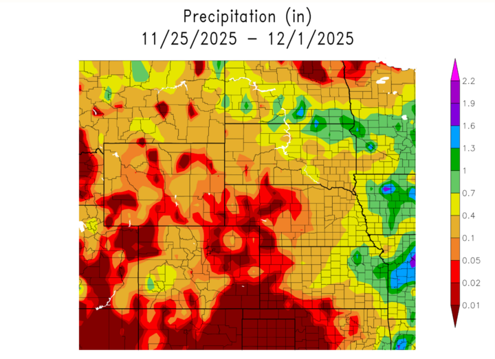 Weekly Precipitation Totals