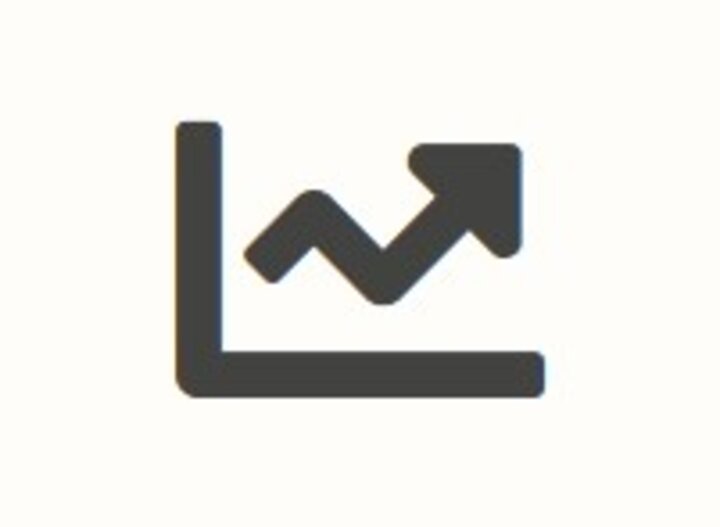 Trend Line Chart Icon